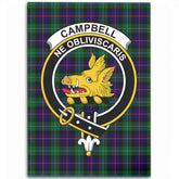 Campbell of Cawdor Modern Tartan Crest Area Rug